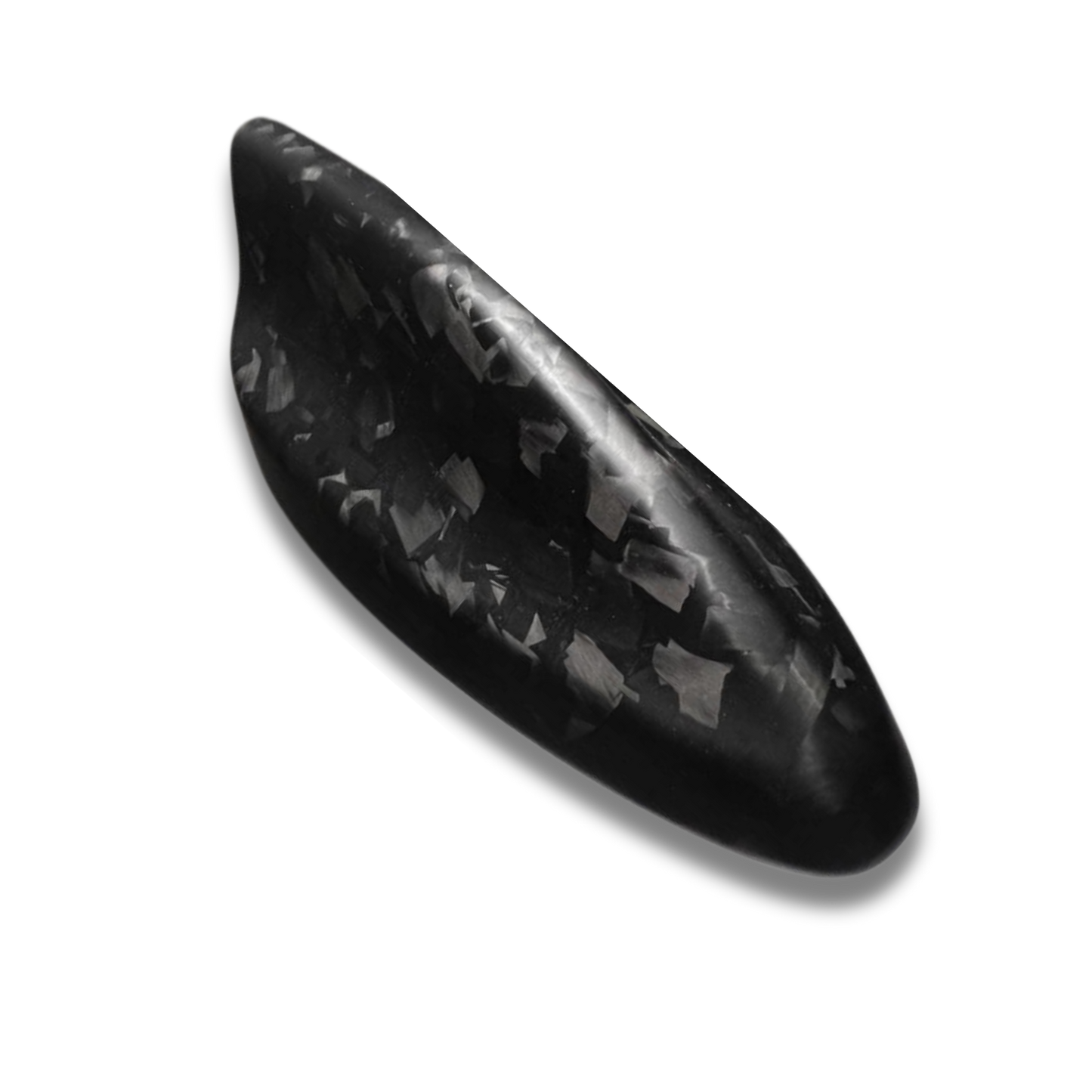 Dry carbon fiber shark antenna cap for Mustang Mach-E 2021-2025 in carbon black or forged carbon finish