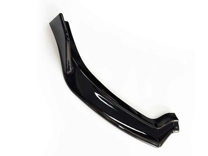 Glossy black wet carbon fiber Front Lip Splitter for Mustang Mach-E GT 2021-2025 with aerodynamic design