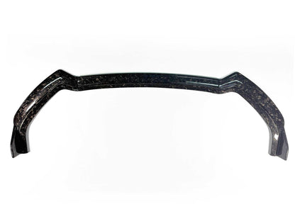 Carbon fiber front lip splitter for Mustang Mach-E GT 2021-2025 in carbon black finish