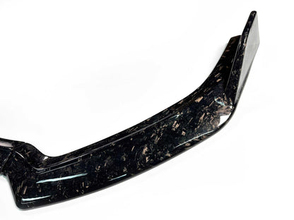 Carbon fiber front lip splitter for Mustang Mach-E GT 2021-2025 in carbon black finish