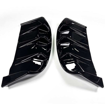 Rear Diffuser for Mustang Mach-E in glossy black high-quality carbon fiber for 2021-2025 models
