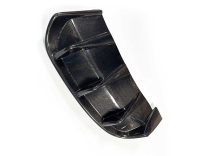 Rear diffuser for Mustang Mach-E made of wet carbon fiber in black finish