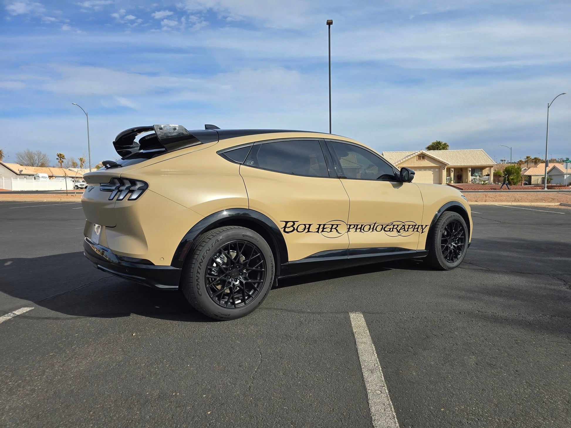 2021-2025 Ford Mustang Mach-E with Rally Wing Spoiler rear aerodynamic carbon fiber wing