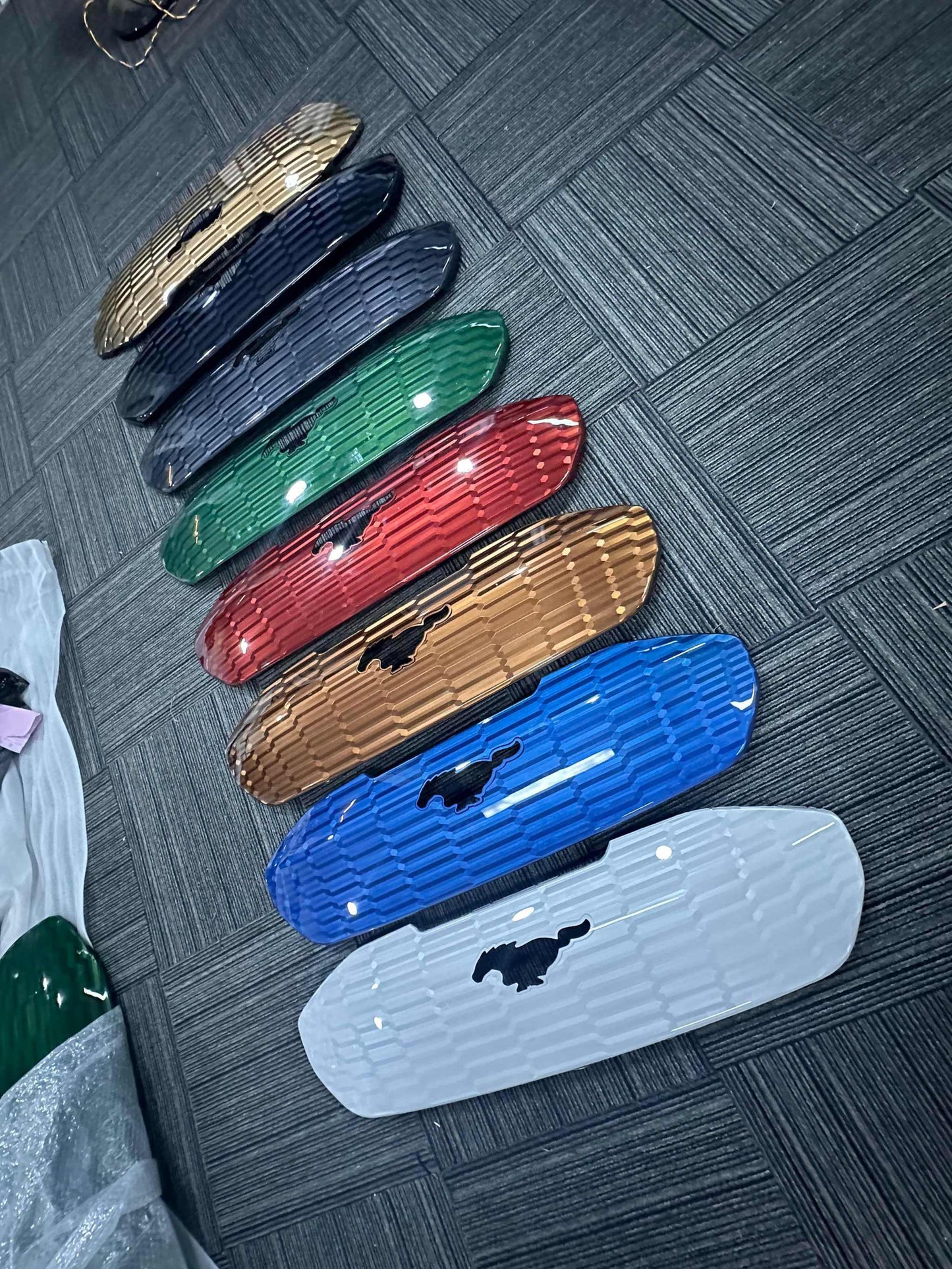 3D grill kit for Mustang Mach-E with modular design and authentic GT color finish