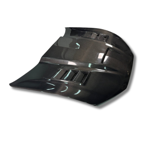 Mustang Mach-E GT550 style carbon fiber vented hood replacement accessory