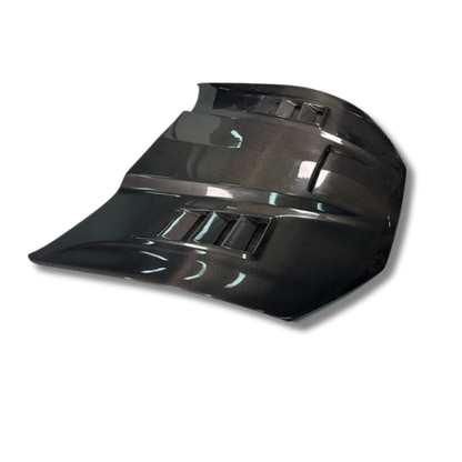 Mustang Mach-E GT550 style carbon fiber vented hood replacement accessory