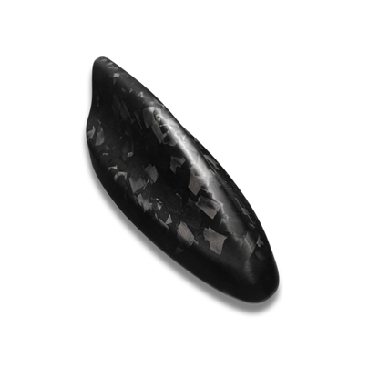 Dry carbon fiber shark antenna cap for Mustang Mach-E 2021-2025 in carbon black or forged carbon finish