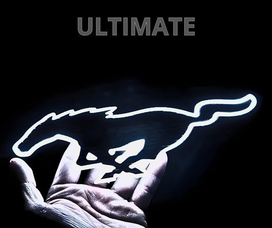 ULTIMATE FRONT PONY LED emblem for Mustang Mach-E 2026 with lifetime warranty and advanced lighting technology
