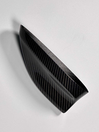Dry carbon fiber shark antenna cap for Mustang Mach-E 2021-2025 in carbon black or forged carbon finish