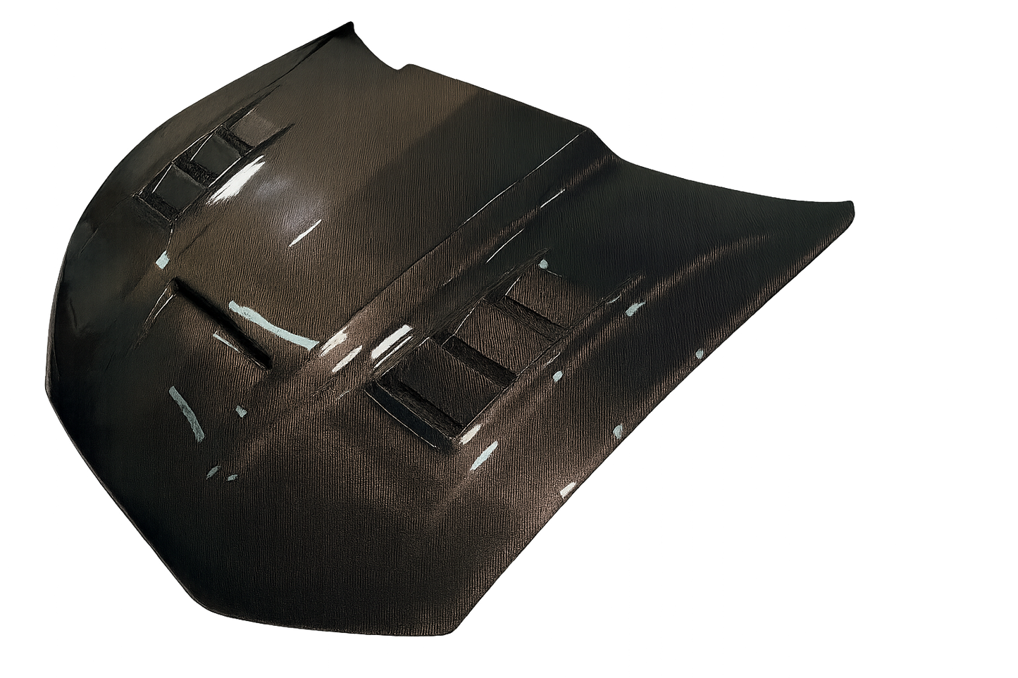 Carbon fiber GT550 style hood with vents for 2021-2025 Mustang Mach-E, lightweight and aggressive design