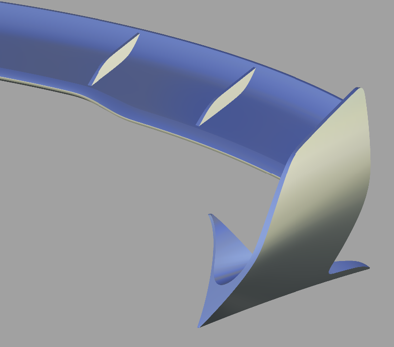 Carbon fiber Rally Wing Spoiler for Ford Mustang Mach-E rear aerodynamic upgrade