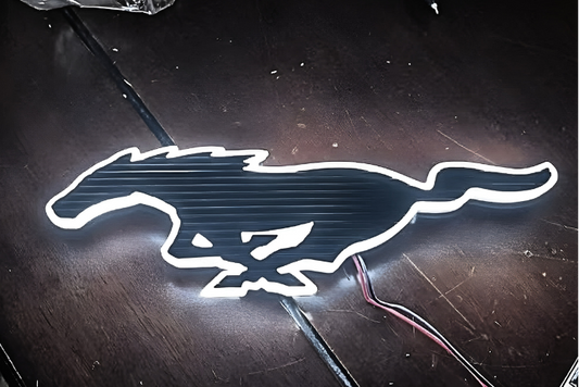 ULTIMATE FRONT PONY illuminated LED emblem for Mustang Mach-E cars